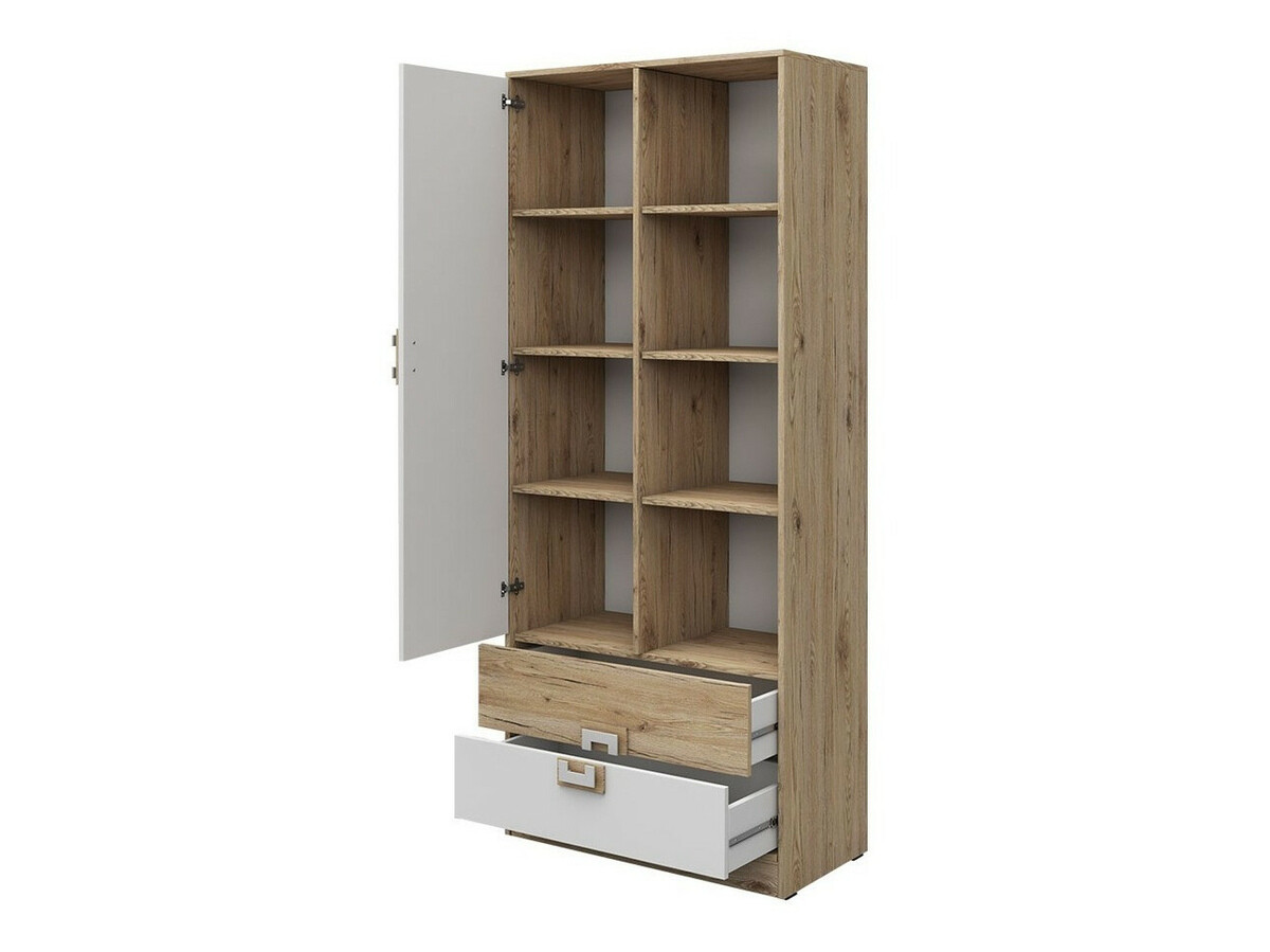 Set pentru camera copiilor Balvire 116 (Stejar deschis + Alb)