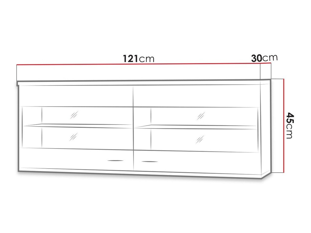 Dulap de perete Talsere 108
