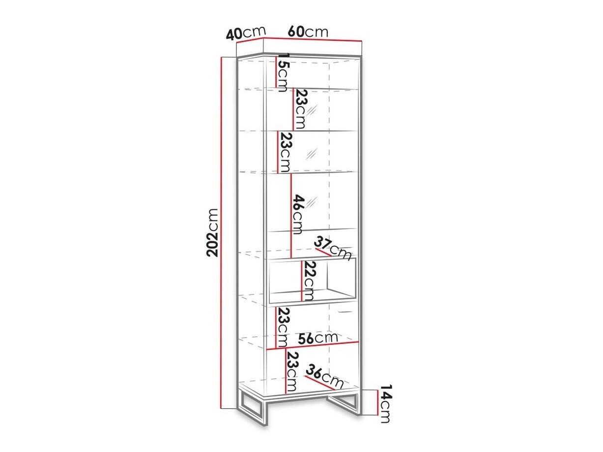 Raft Baltesi 120 (Alb + Stejar artizan)