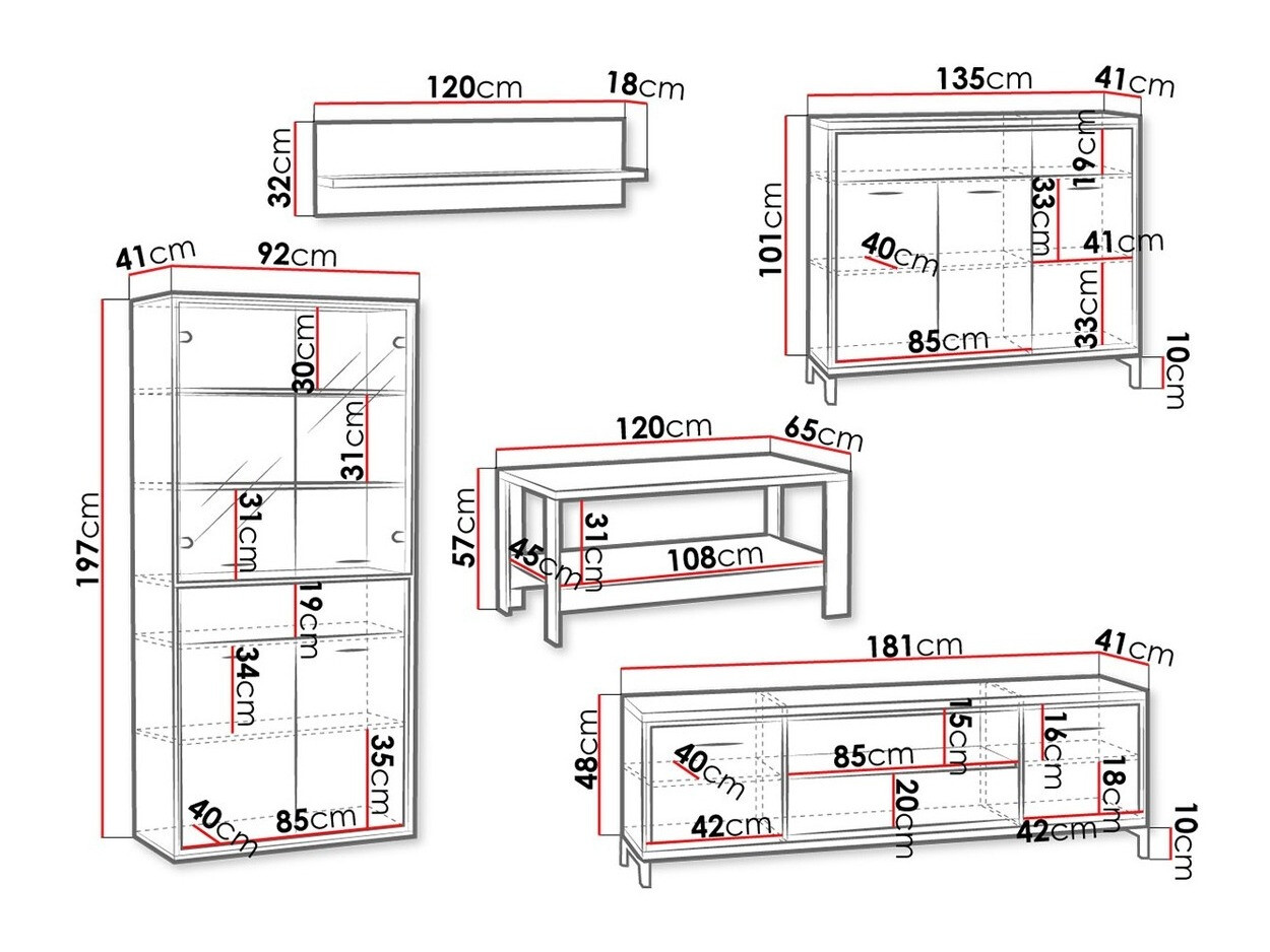 Set de living Etrmoni 118 (Maro deschis)