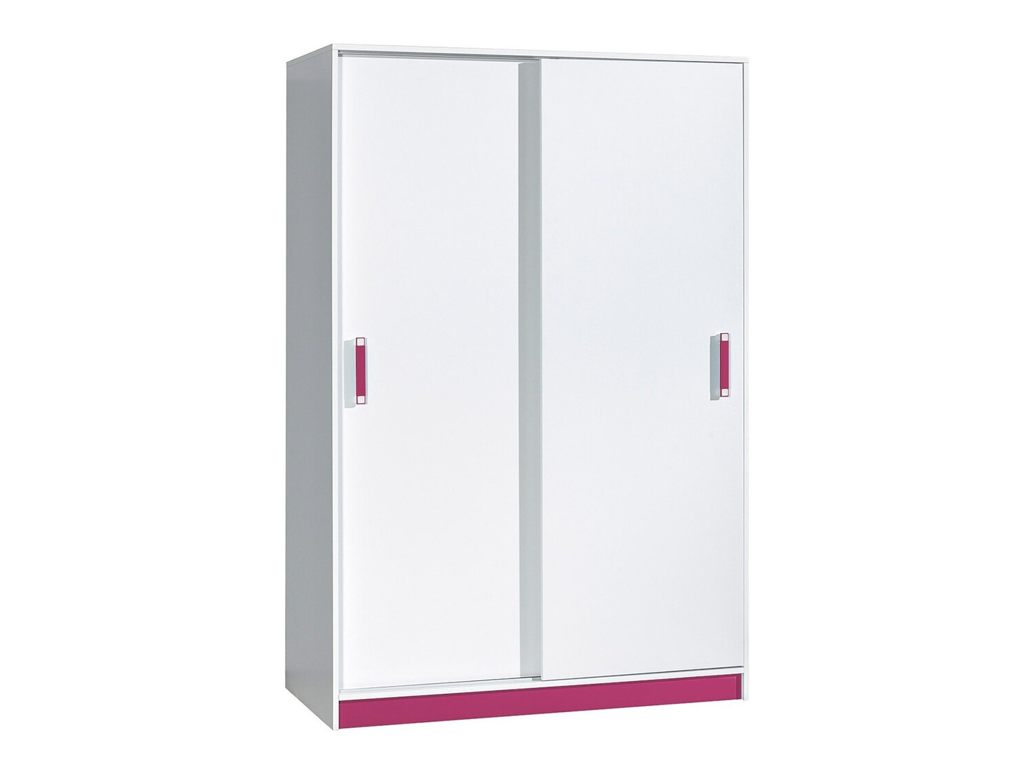 Dulap Lorlare 115 (Alb + Roze)