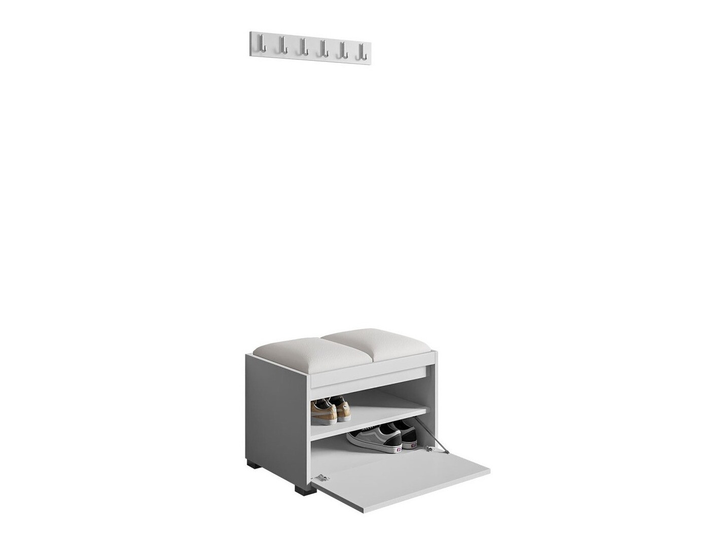 Set de hol Comfivo Pinus VI (Alb + Soft 017)
