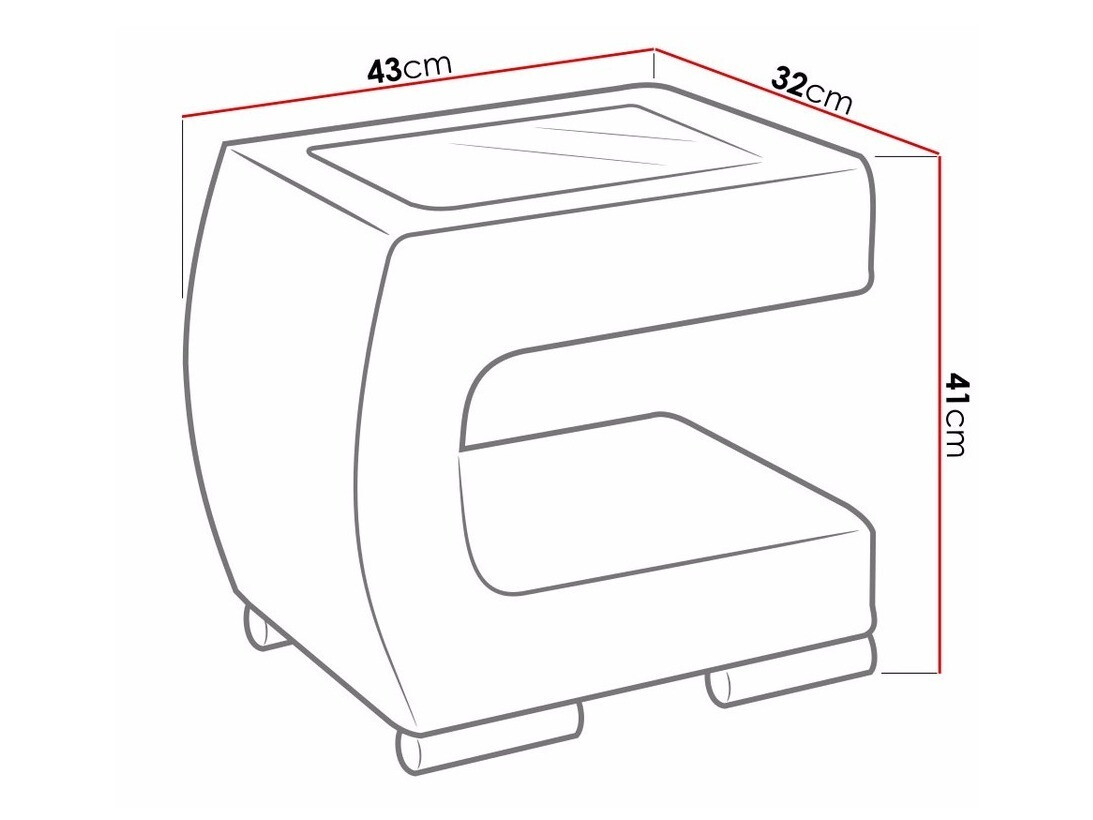 Noptieră Mensa (Soft 029)