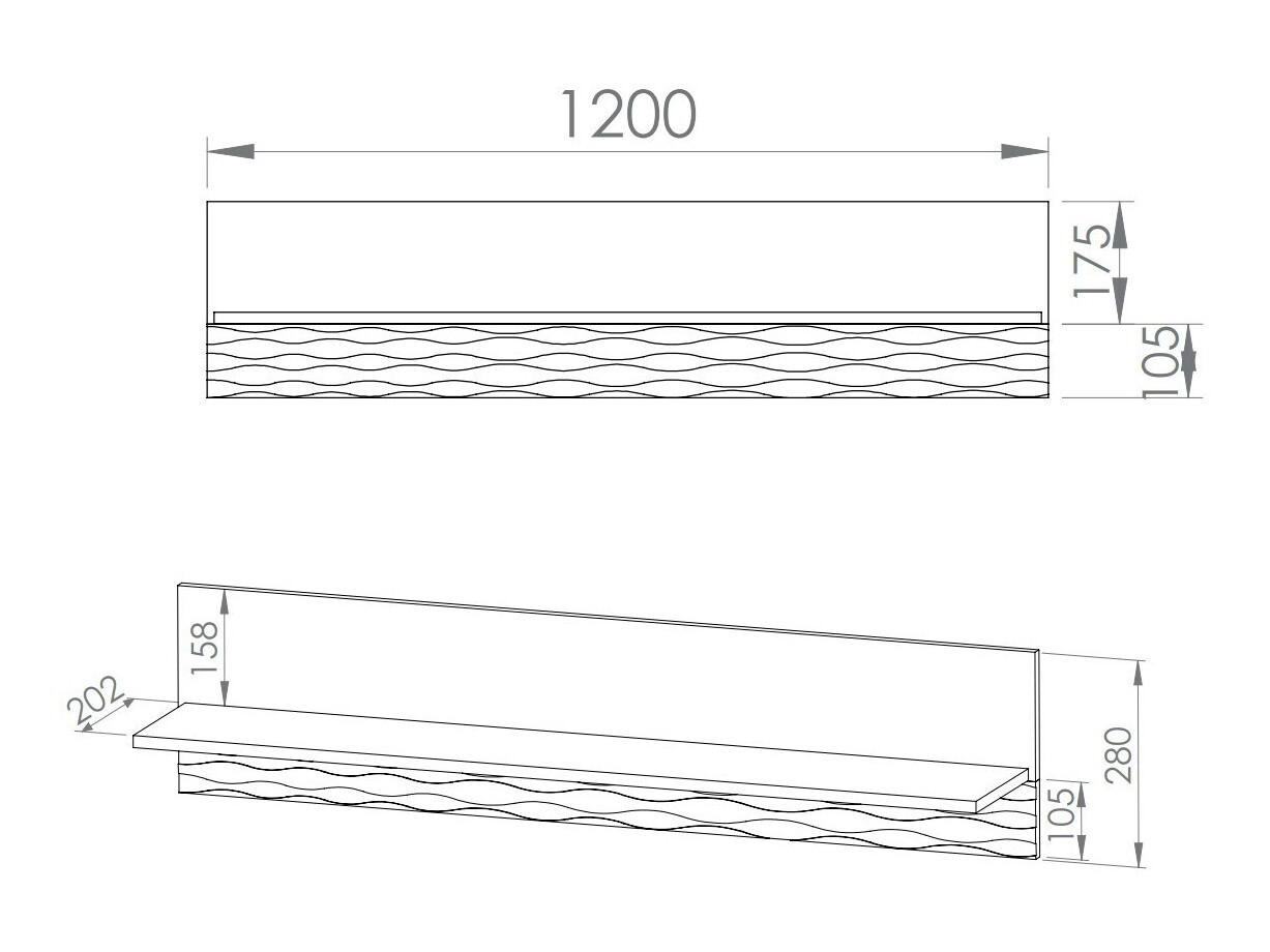 Raft de perete Noleliu 103