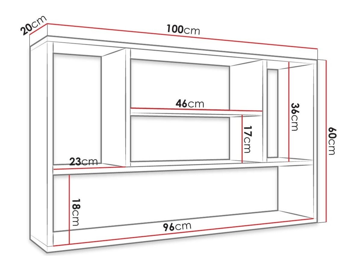 Raft de perete Comfivo Capra