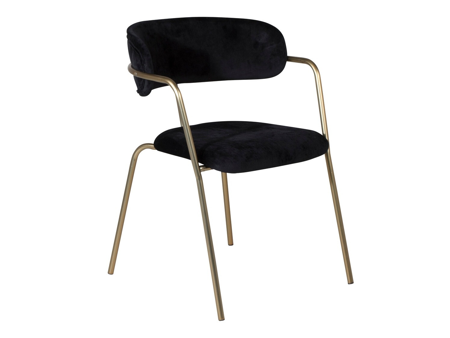 Scaun Dallas 108 (Negru + Alamă)