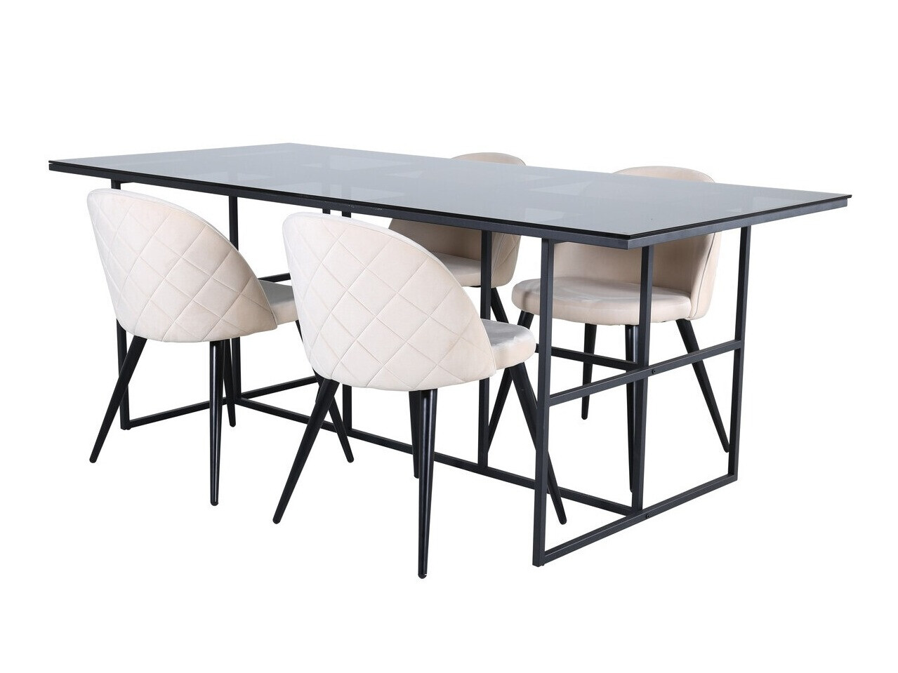 Set de mese Dallas 2633 (Bej + Negru)