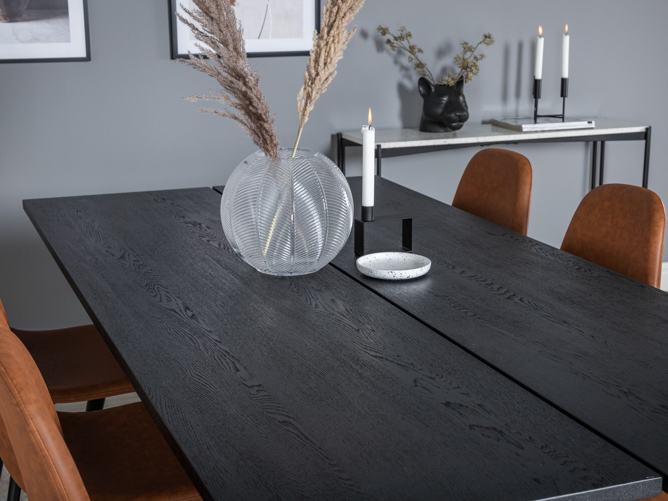 Set de dining Dallas 1681 (Maro + Negru)