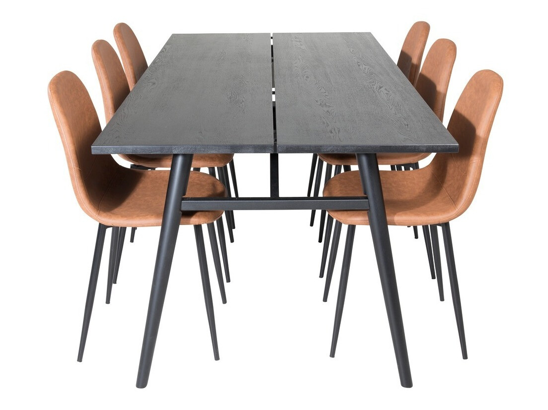 Set de dining Dallas 1681 (Maro + Negru)