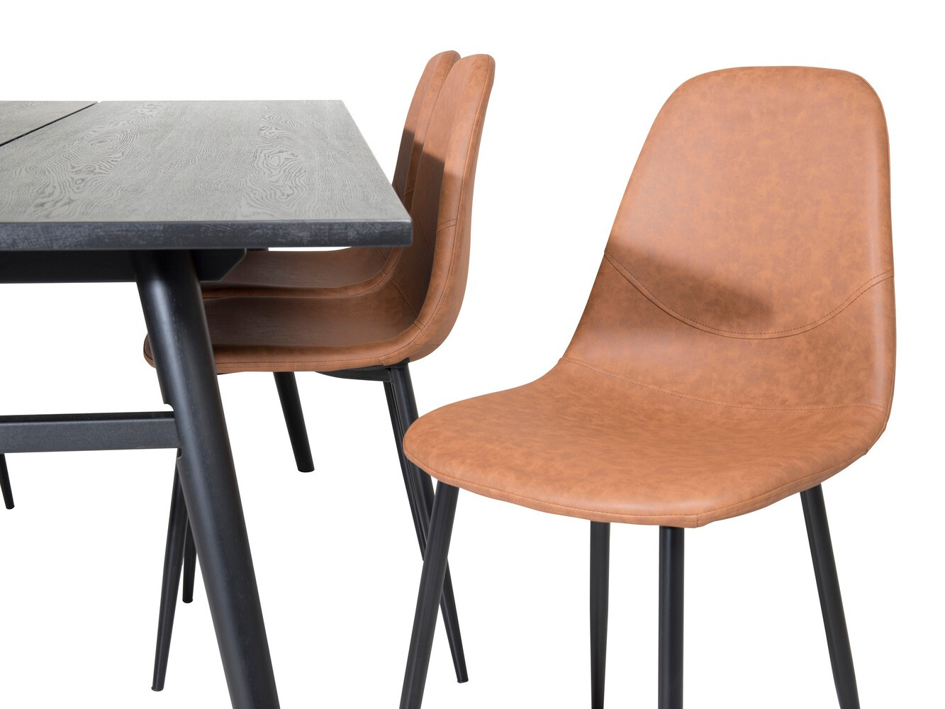 Set de dining Dallas 1681 (Maro + Negru)
