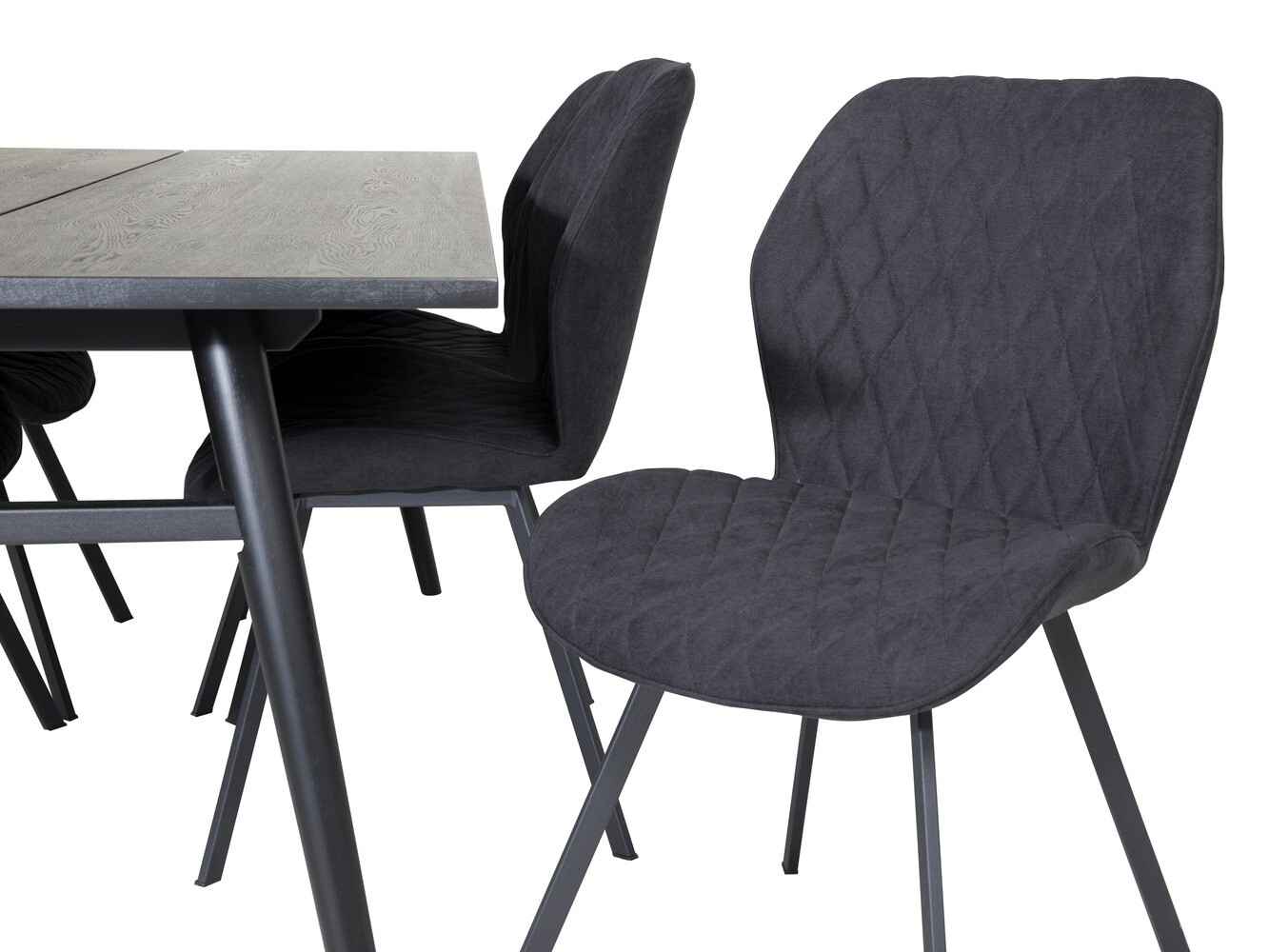 Set de dining Dallas 1686 (Negru)