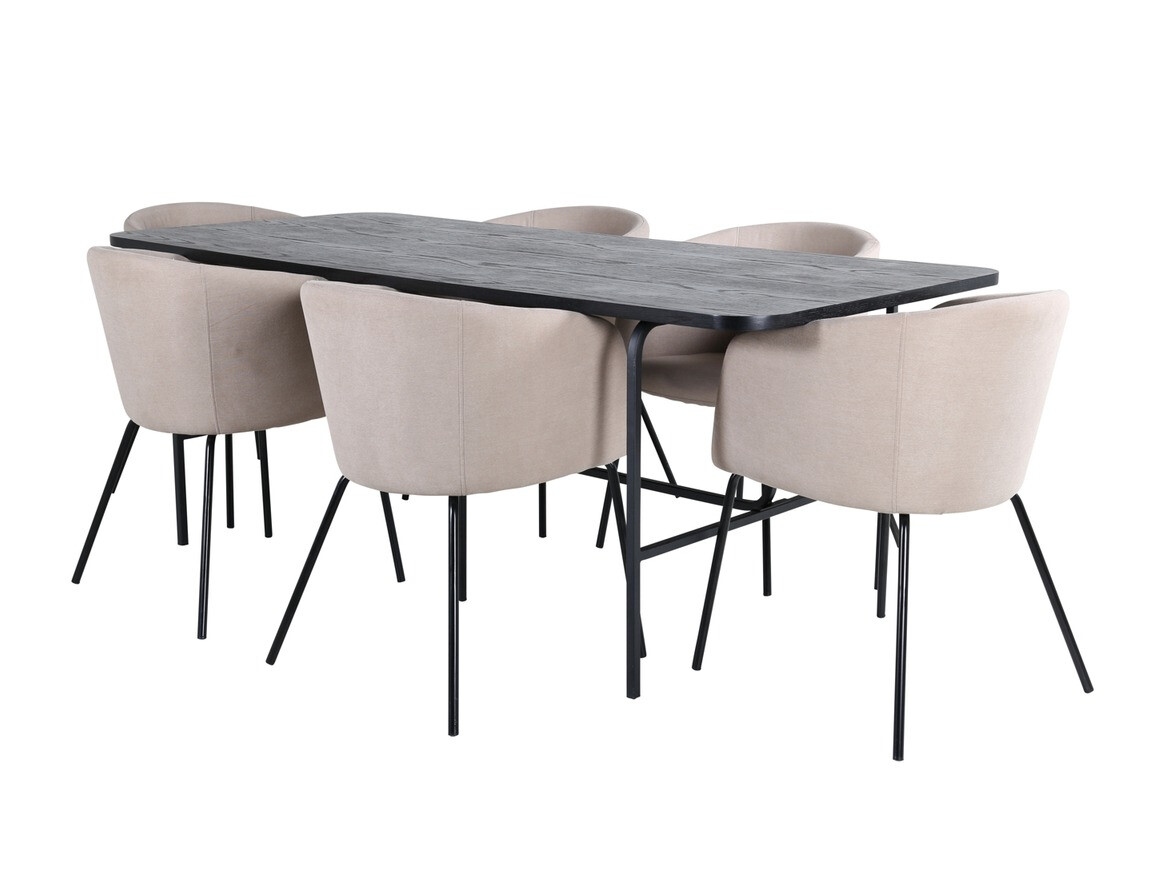 Set de mese Dallas 2794 (Bej + Negru)