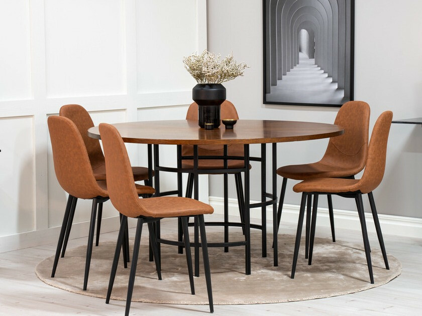 Set de dining Dallas 309 (Maro + Negru)