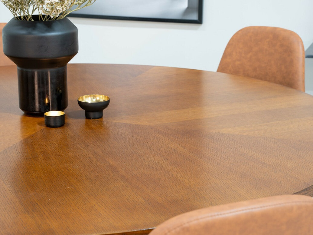 Set de dining Dallas 309 (Maro + Negru)