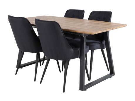 Set de mese Dallas 332 (Negru)
