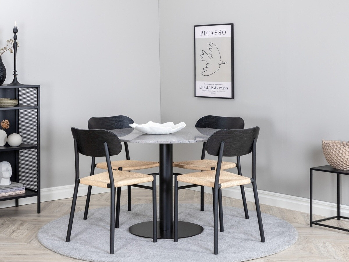 Set de mese Dallas 1137 (Maro deschis + Negru)