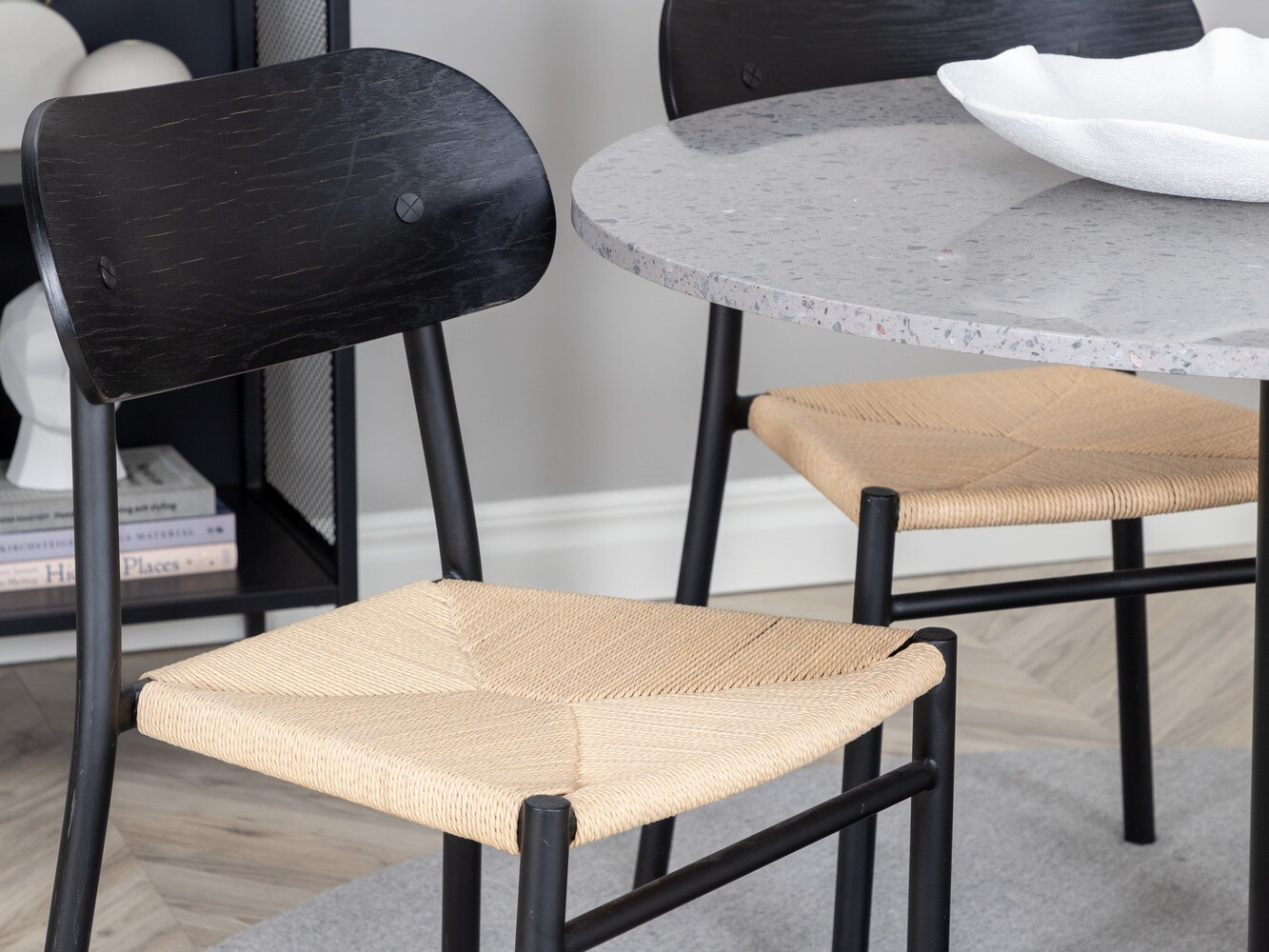 Set de mese Dallas 1137 (Maro deschis + Negru)