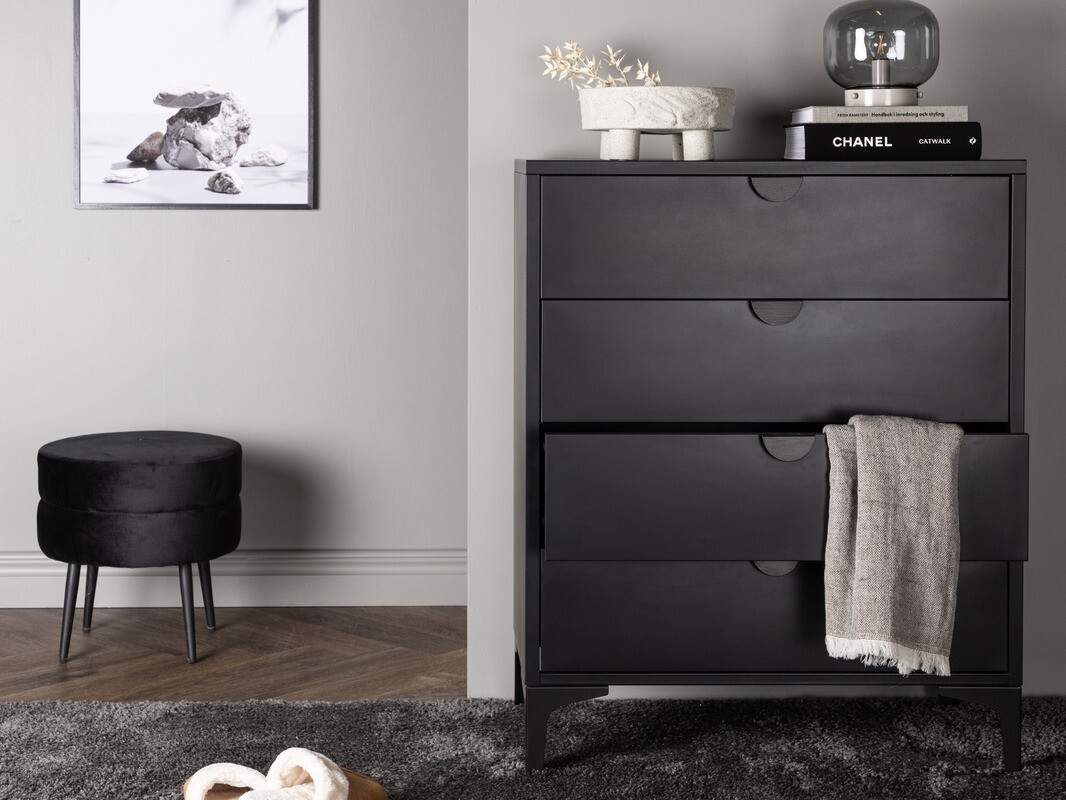 Comodă Romcamu 102 (Negru)