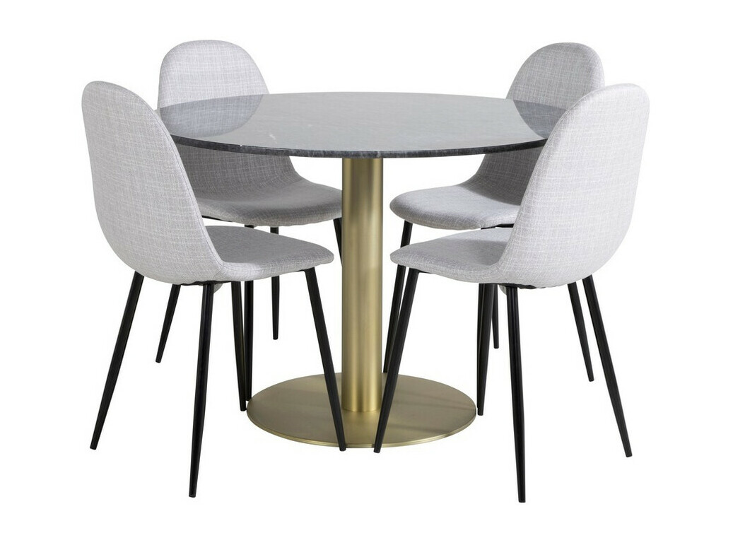 Set de mese Dallas 1215 (Gri + Negru)