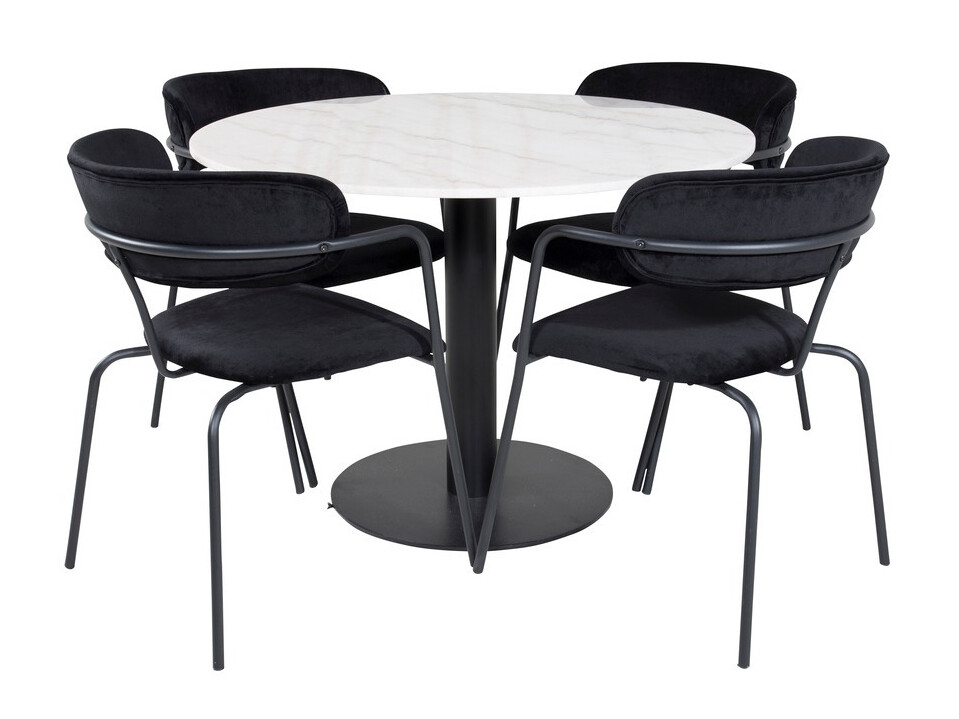 Set de mese Dallas 1299 (Negru)