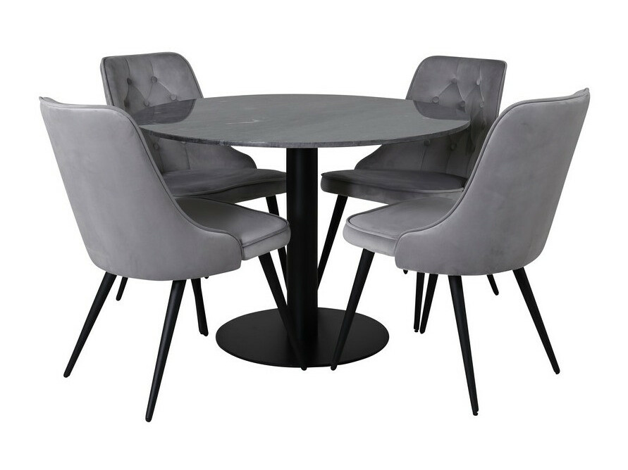 Set de mese Dallas 2671 (Gri + Negru)