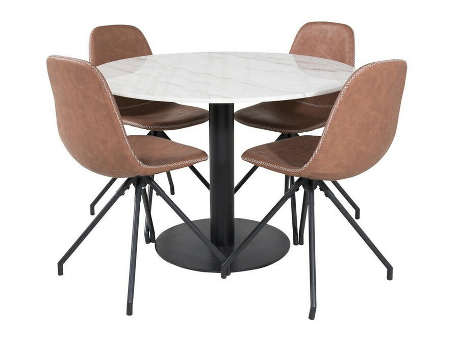 Set de mese Dallas 2674 (Maro + Negru)