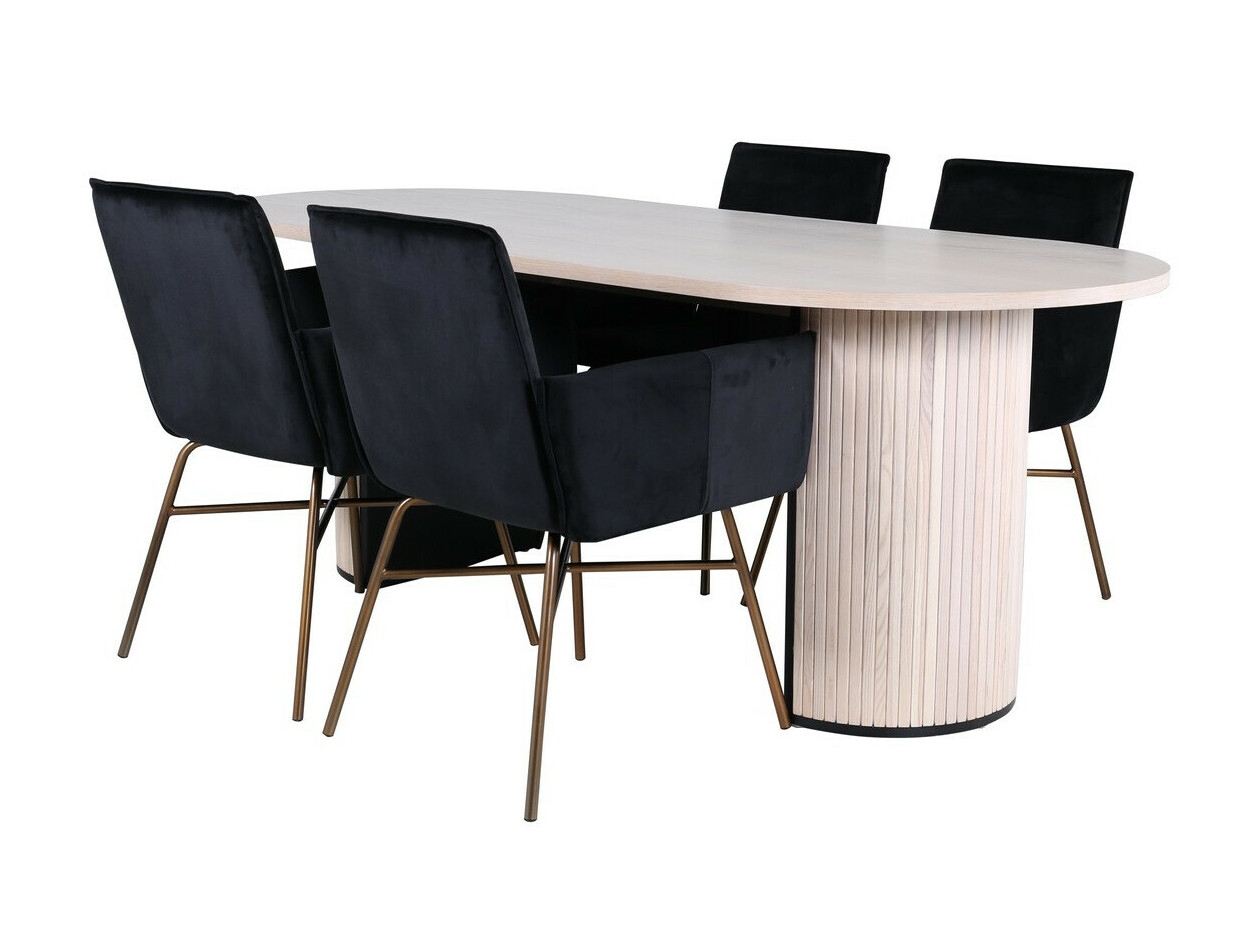 Set de mese Dallas 2751 (Negru + Cupru)