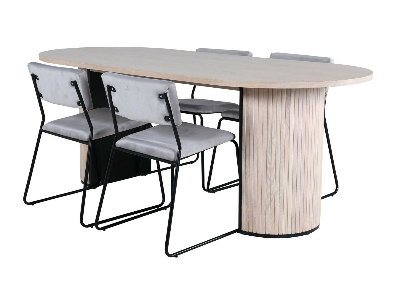 Set de mese Dallas 2759 (Gri + Negru)