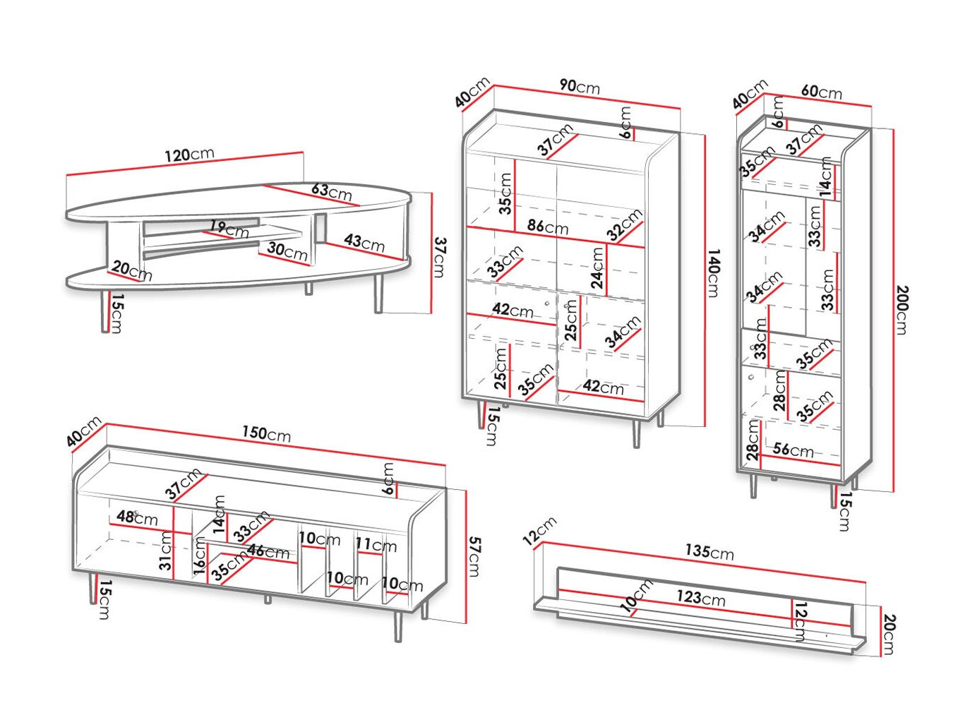 Set de living Ferenou 112