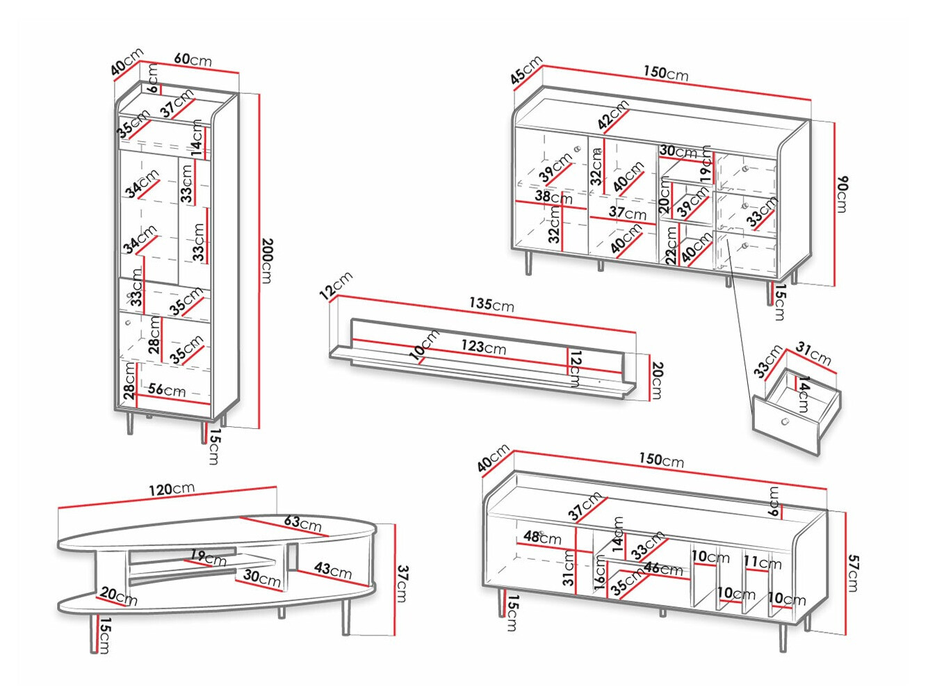 Set de living Ferenou 113
