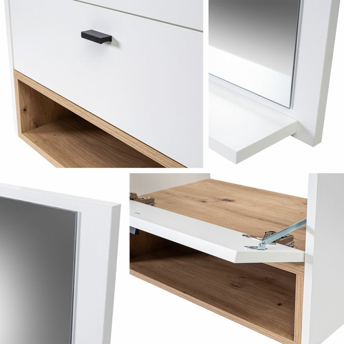 Set baie Velum I (Stejar artizan + Negru)