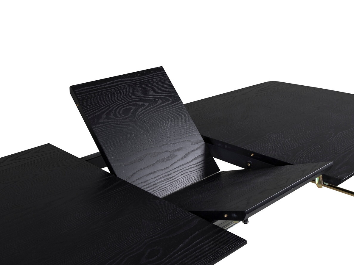Set de dining Dallas 1443 (Negru + Nuca)