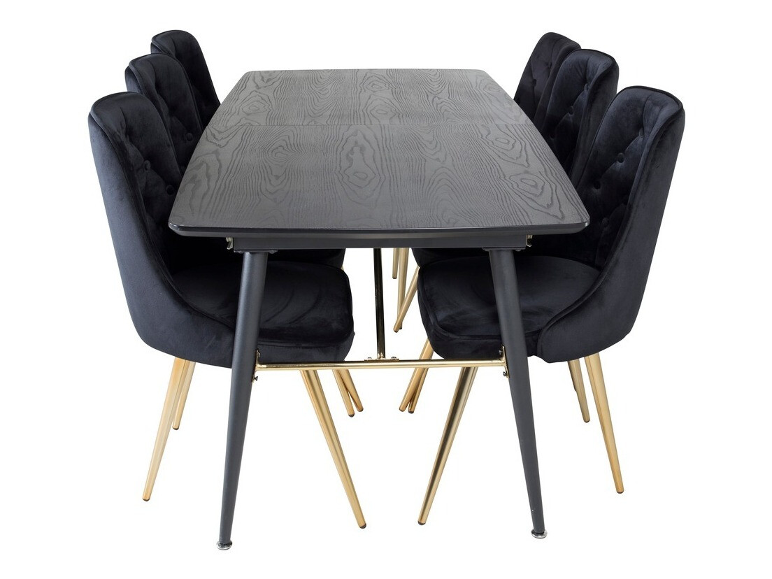 Set de mese Dallas 1453 (Negru + auriu)