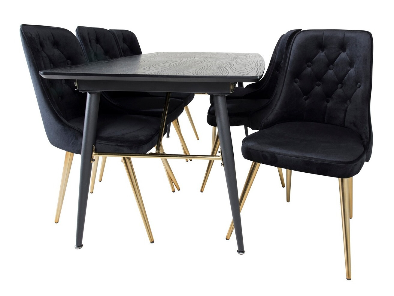 Set de mese Dallas 1453 (Negru + auriu)