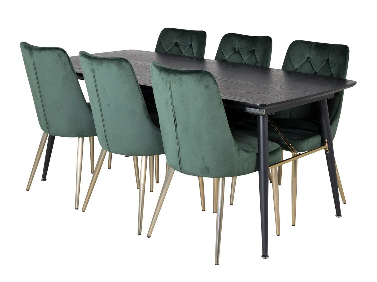 Set de mese Dallas 1453 (Verde + auriu)
