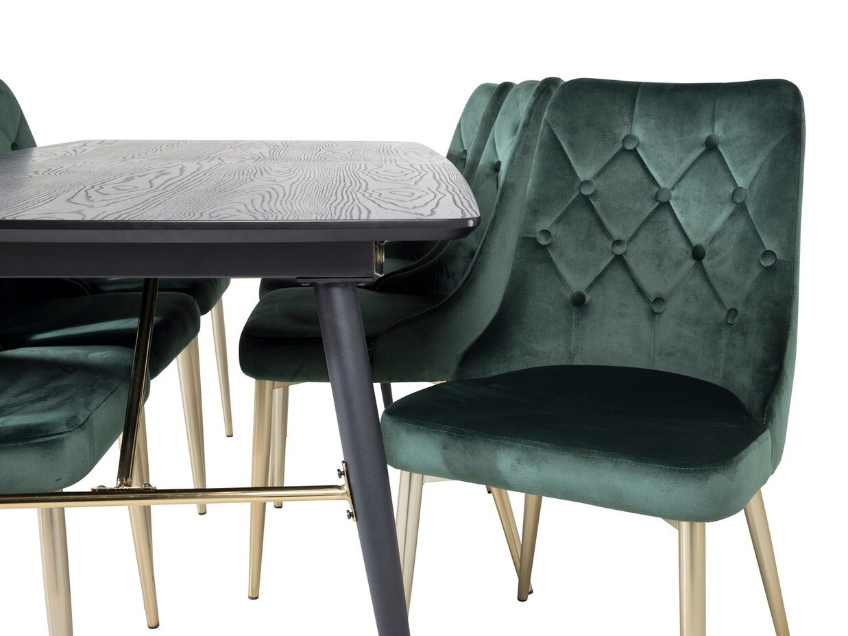 Set de mese Dallas 1453 (Verde + auriu)