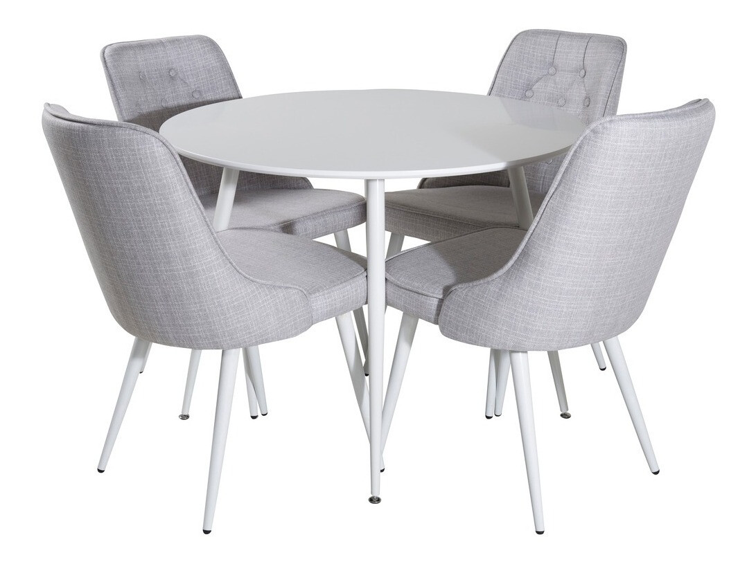 Set de dining Dallas 1535 (Gri + Alb)