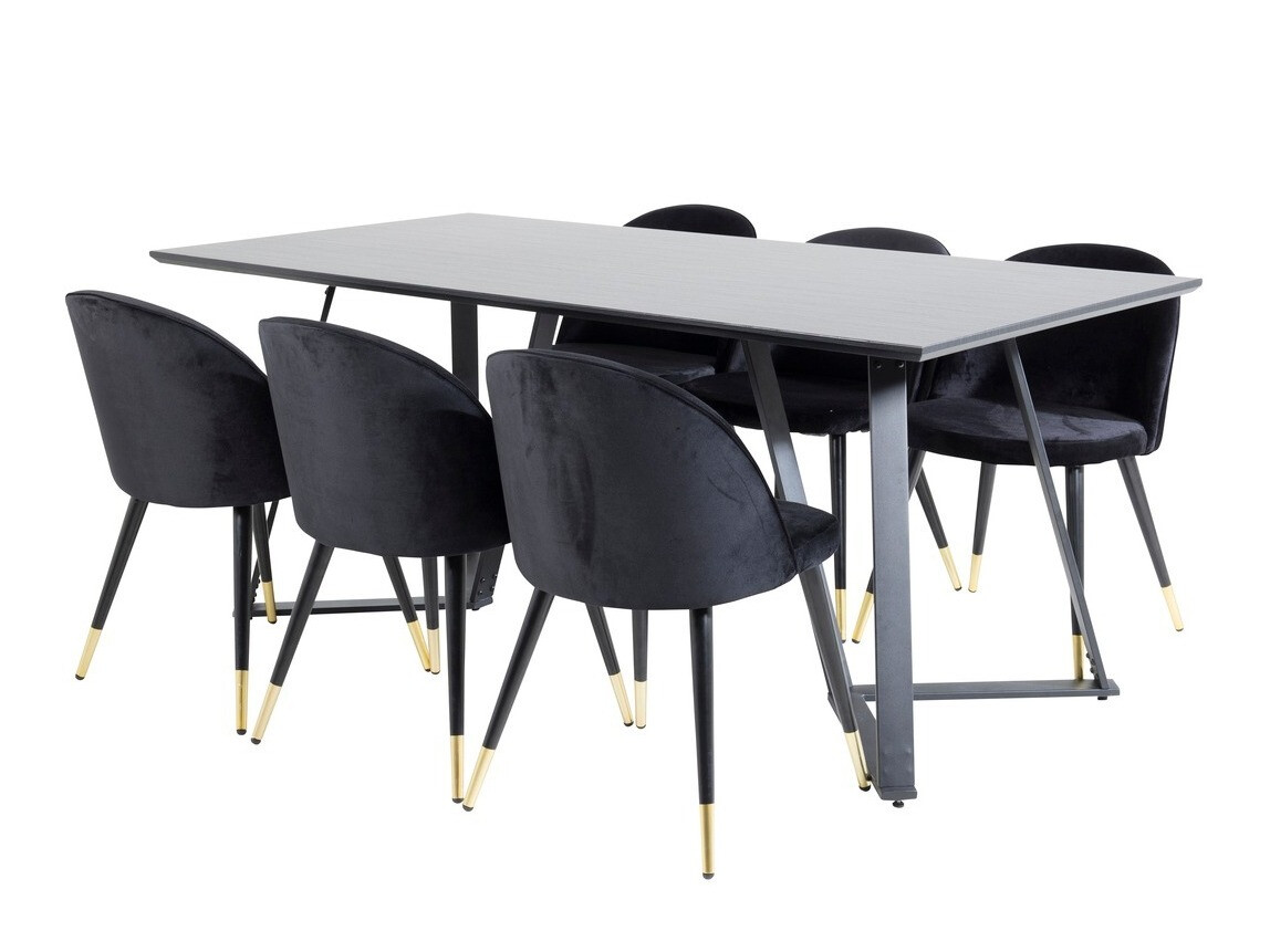 Set de mese Dallas 1583 (Negru)
