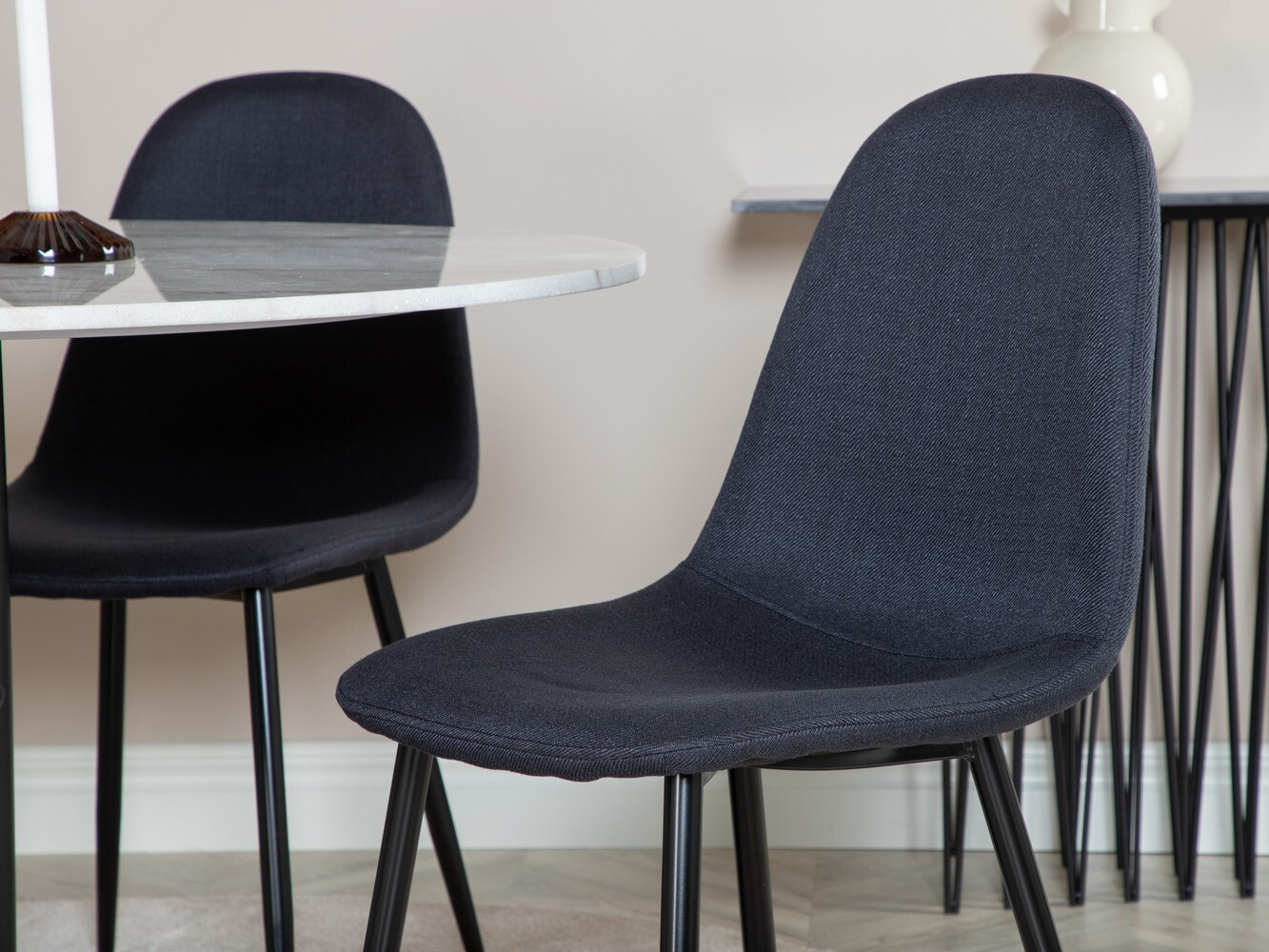 Set de dining Dallas 1613 (Negru)