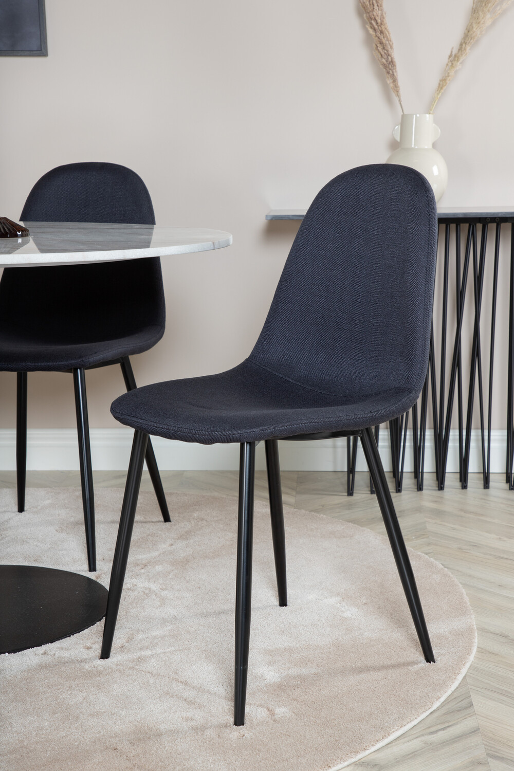 Set de dining Dallas 1613 (Negru)