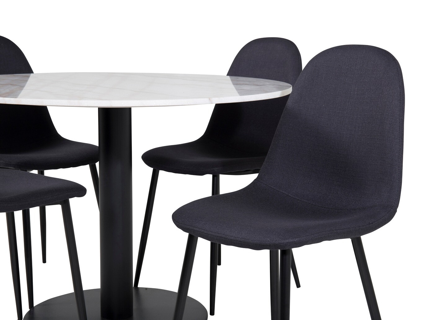 Set de dining Dallas 1613 (Negru)