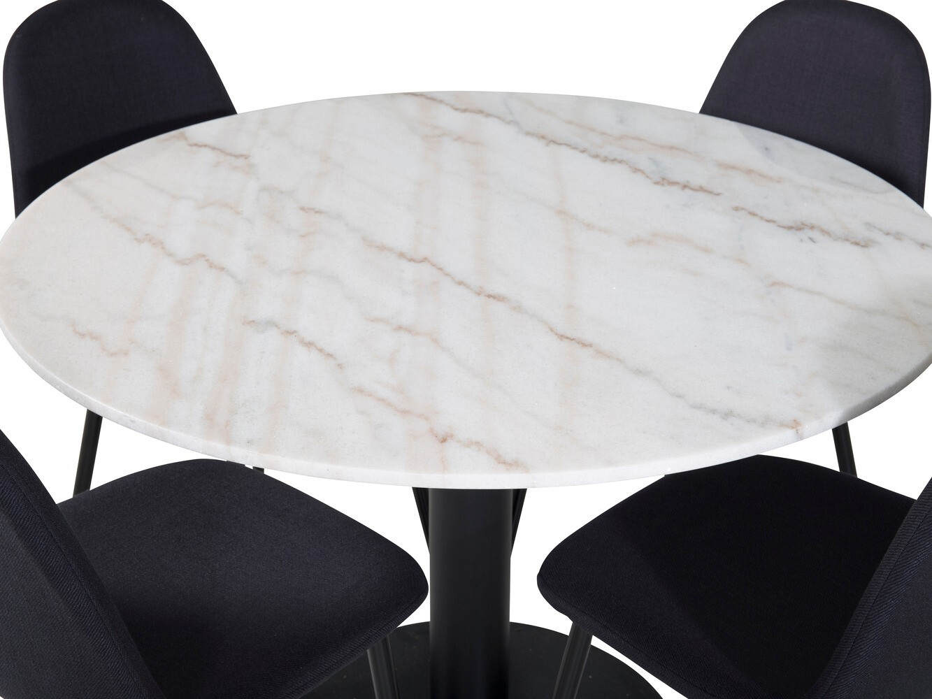 Set de dining Dallas 1613 (Negru)
