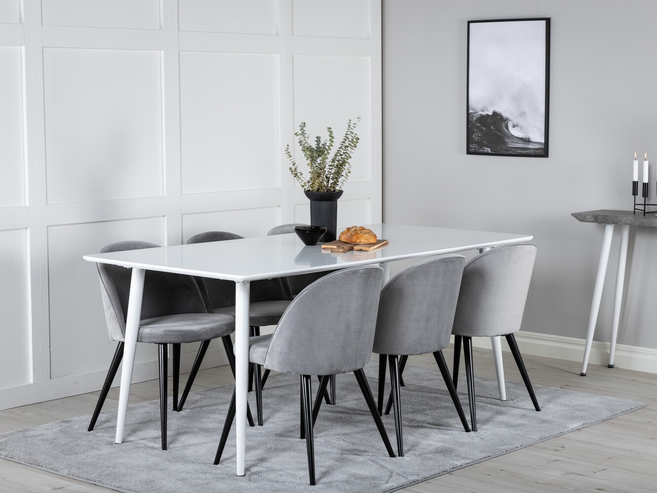 Set de dining Dallas 1624 (Gri)
