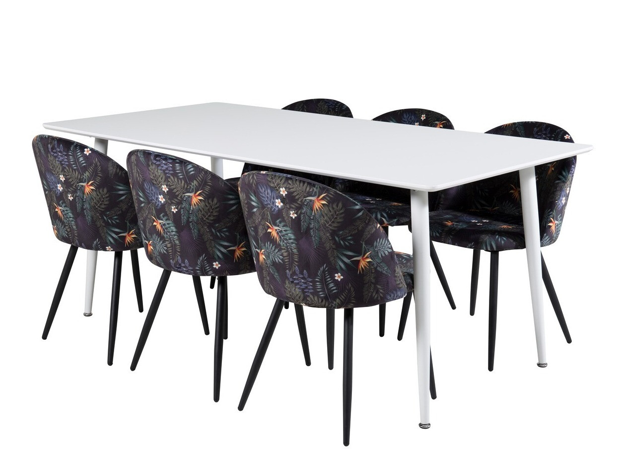 Set de dining Dallas 1624 (Model floral)