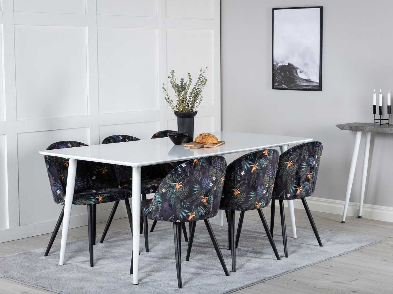 Set de dining Dallas 1624 (Model floral)