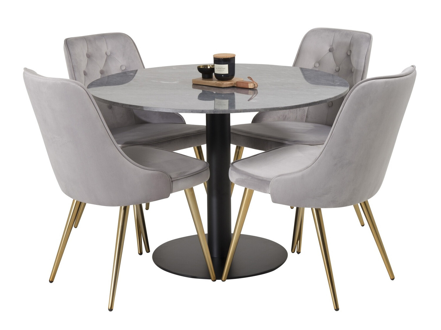 Set de dining Dallas 1627 (Gri)