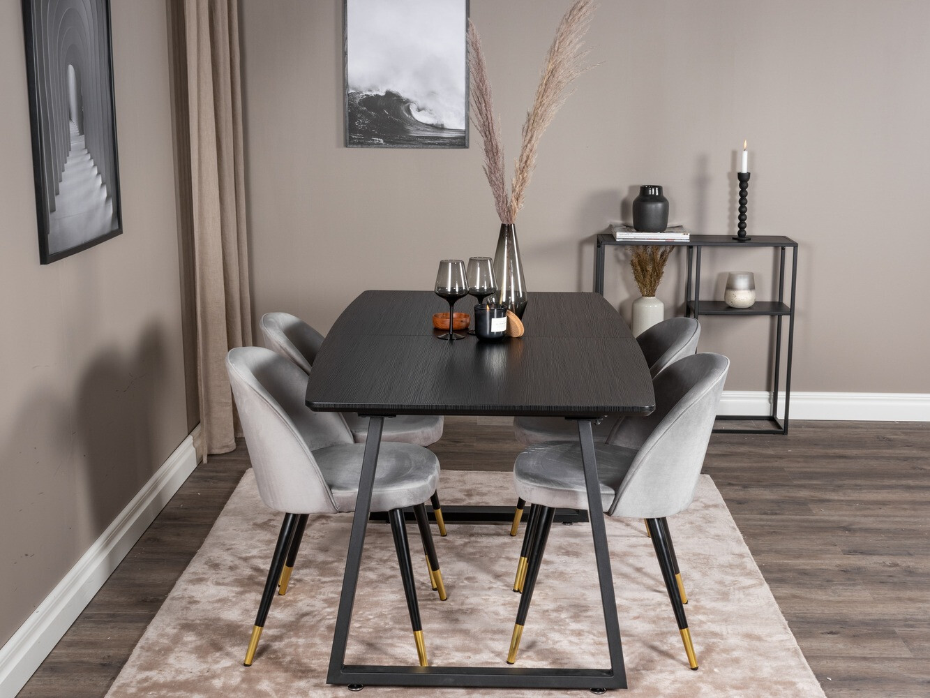 Set de dining Dallas 1631 (Gri)