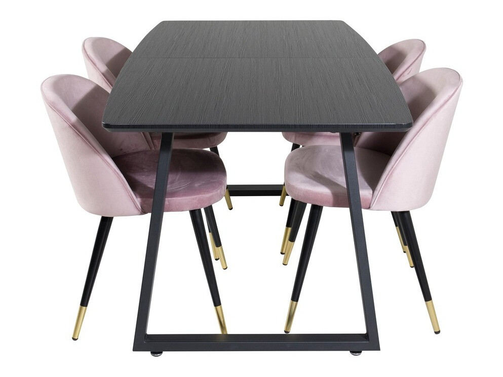 Set de dining Dallas 1631 (Roze)