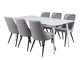 Set de mese Dallas 1625 (Gri + Negru)