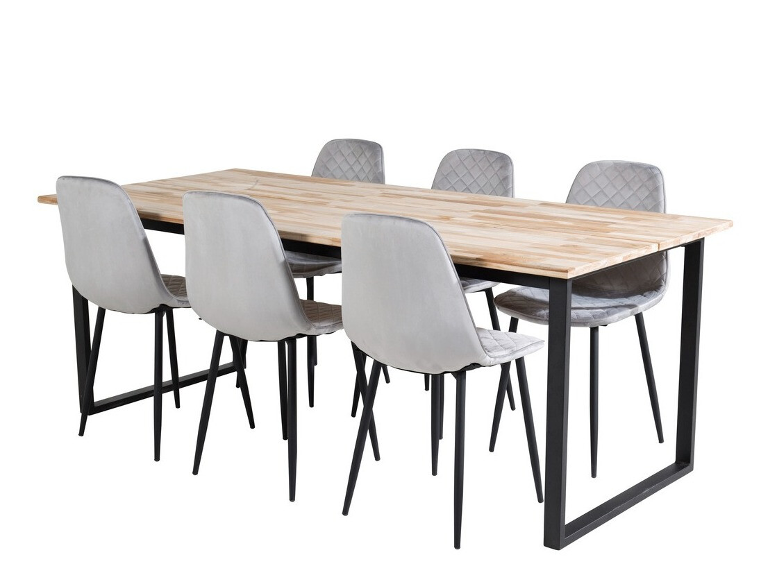 Set de mese Dallas 1645 (Gri + Negru)